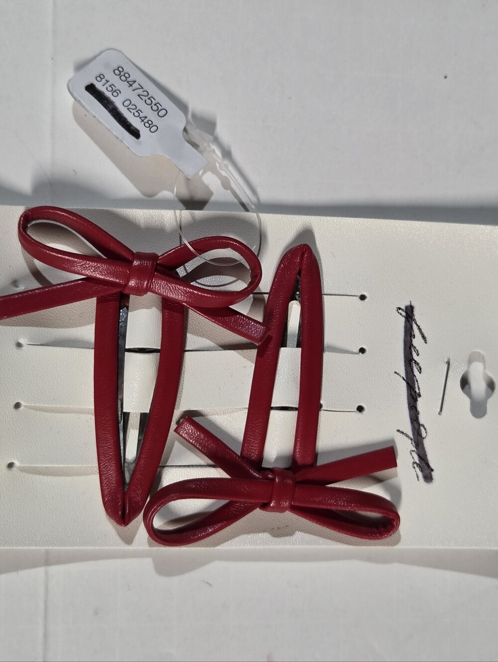 Free People Red Bow Hair Clips - Set of 2